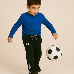 Under Armour Boys' Brawler Tapered Training/Athletic Pants Size S